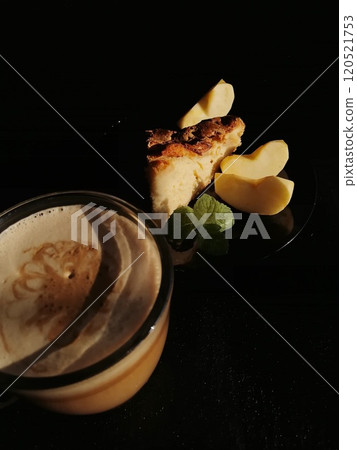 cup, cake, coffee 120521753