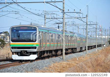 東北本線栗橋～東鷲宮 JR東日本E231系1000系U506編隊（小山） 120522149