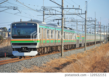 東北幹線栗橋東鷲宮 JR東日本 E231系 1000系 U502編組(小山) 東北幹線栗橋東鷲宮 JR東日本 E231系 1000系 U502編組(小山) 120522151