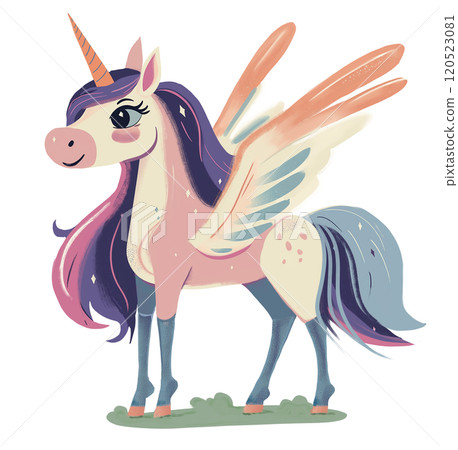 The cute unicorn  retro   120523081