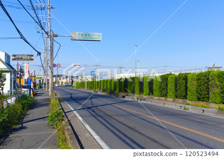 Surroundings of the Kakigi Water Purification Plant in Soka City, Saitama Prefecture November 2024 120523494