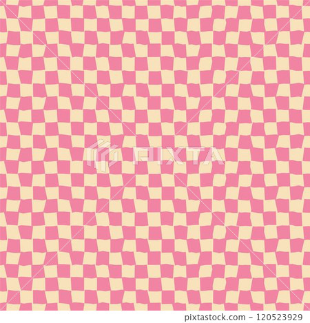 Psychedelic checkerboard poster 120523929