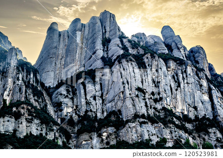 The Montserrat mountain in the province of Barcelona 120523981