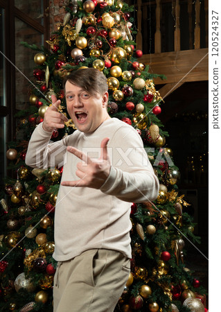 male eve year happy holiday smile cheerful white portrait new christmas young man guy people male eve year happy holiday smile cheerful white portrait new christmas young man guy people 120524327