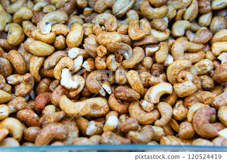 nutrition kernel snack heap protein fruit raw sale retail nut background market food nutrition kernel snack heap protein fruit raw sale retail nut background market food 120524419