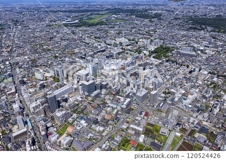 Chofu surrounding cityscape, Aerial View, 2024 photo 120524426