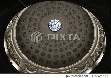 Majestic dome of Gran Madre di Dio church, Turin, Italy 120524514
