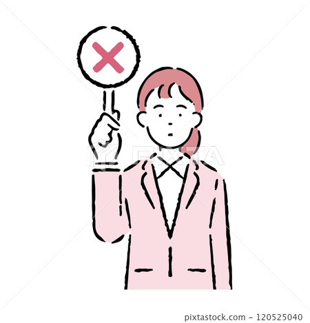 穿西裝的女人解釋錯誤 穿西裝的女人解釋錯誤 120525040
