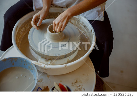 Crafting Pottery on a Wheel Engaging in Artistic Creation Through a Handson Process 120525183