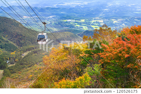 Adatara Mountain Ropeway in the autumn foliage season 120526175