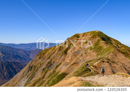 Tanigawa mountain range and Mt. Mokura in late autumn Tanigawa mountain range and Mt. Mokura in late autumn 120526305
