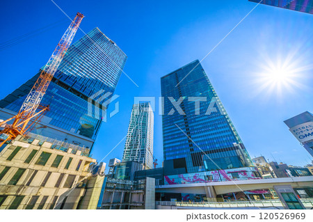 日本東京街景 廢墟般的震撼景象...告別澀谷站西口...走向新時代...=11月22日 120526969