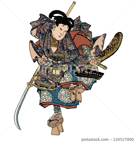 Honsho Takamyoukan (list of famous names in Japan) Ushiwakamaru - Utagawa Kunisada (the third generation Utagawa Toyokuni and the third generation Toyokuni) 120527800