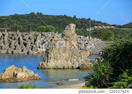 Gorilla Chop, a popular spot in Motobu, Okinawa Gorilla Chop, a popular spot in Motobu, Okinawa 120527924