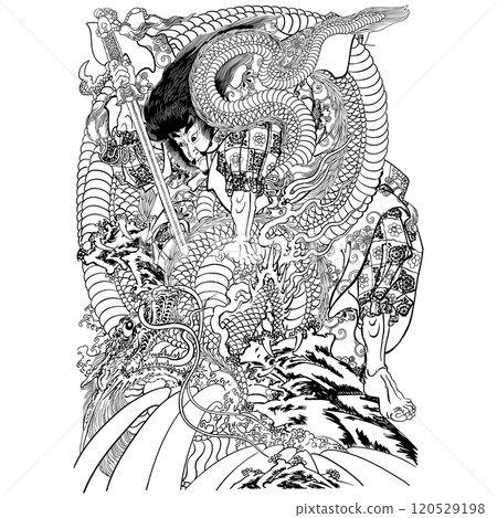 Mirror of the warriors of Japan - Utagawa Yoshitsugu 120529198