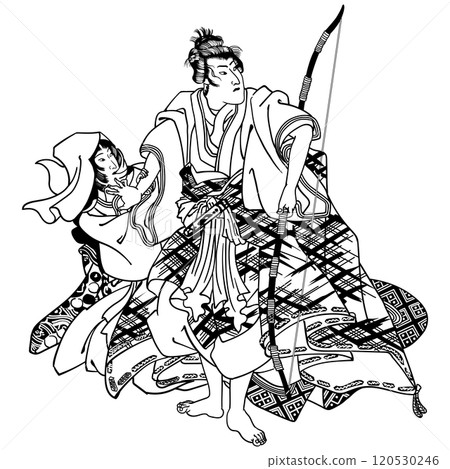 源氏雲浮世繪 - 歌川國芳 120530246