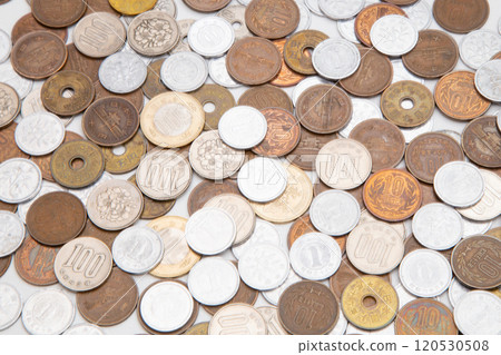 A large amount of Japanese coins 120530508