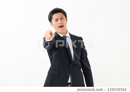 Angry businessman Angry businessman 120530562