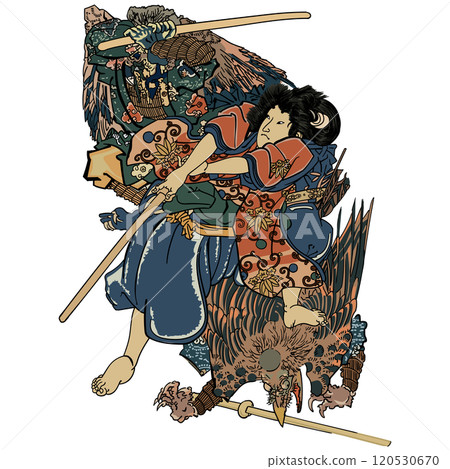 Ushiwakamaru - Utagawa Kuniyoshi Ushiwakamaru - Utagawa Kuniyoshi 120530670