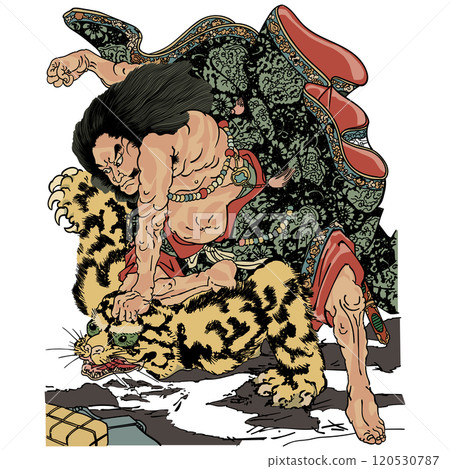 Japanese and Chinese Jungenji: The Chinese Chief Ascetic Takematsu Hayaketsu - Utagawa Kuniyoshi Japanese and Chinese Jungenji: The Chinese Chief Ascetic Takematsu Hayaketsu - Utagawa Kuniyoshi 120530787