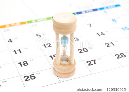 沙漏日曆背景 沙漏日曆背景 120530915