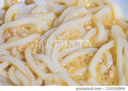 Cold natto udon (stock photo) 120530969