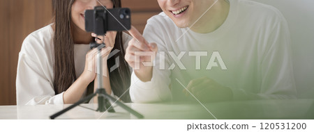 Image of a man and woman who stream videos as a couple. Thank you to all the regulars. No faces. 120531200