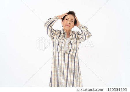 高級女性肖像思考 120531593