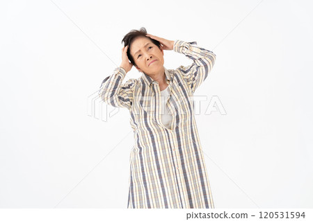 高級女性肖像思考 120531594