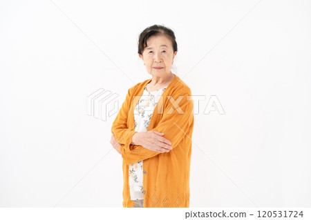 Senior woman portrait 120531724