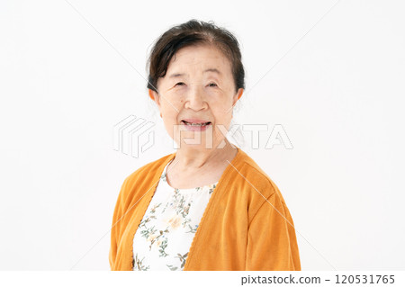 Senior woman portrait 120531765
