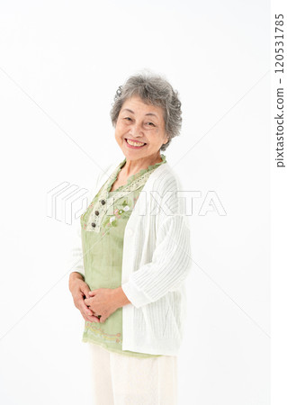 Senior woman portrait 120531785