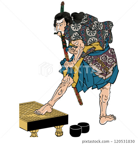 Heroic Japanese Suikoden Sato Tadanobu - Utagawa Kuniyoshi Heroic Japanese Suikoden Sato Tadanobu - Utagawa Kuniyoshi 120531830