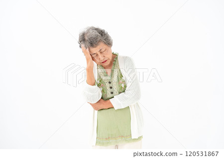 高級女性肖像思考 120531867