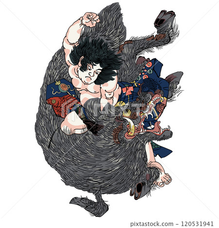 本町水古傳 108位大師之一 大谷浩伊之助 - 歌川國芳 120531941