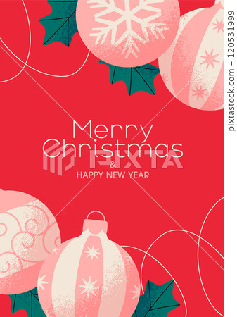 Christmas ornament background design 120531999