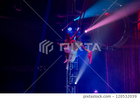 A beautiful circus performance A beautiful circus performance 120532039