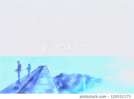 親子堤防釣魚 親子堤防釣魚 120532173