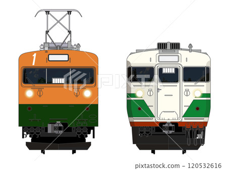 長野電車 10 號_(雲屋) 143 系列 50 系 1 號 / 115 系 1000 系 長野電車 10 號_(雲屋) 143 系列 50 系 1 號 / 115 系 1000 系 120532616