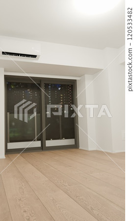 新建房子裡的時尚房間,夜晚,垂直 新建房子裡的時尚房間,夜晚,垂直 120533482
