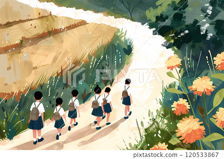 放學回家路上的風景3 120533867