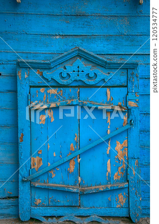 Wooden window shutters Wooden window shutters 120534777