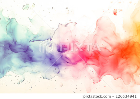 多彩的抽象藝術－美麗的設計與流動的色彩 120534941
