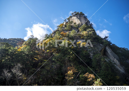 昇仙峽千賀瀑布 秋葉 山梨縣甲府市旅遊局 120535059