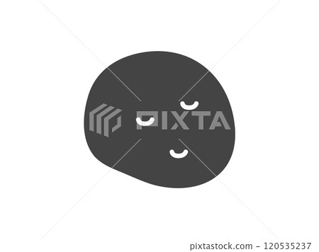 馬鈴薯_黑色圖示 120535237