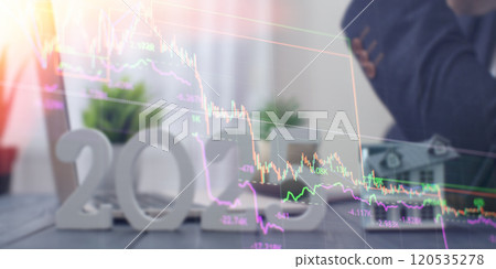 Real estate market collapse, chart fall, upset investors Real estate market collapse, chart fall, upset investors 120535278