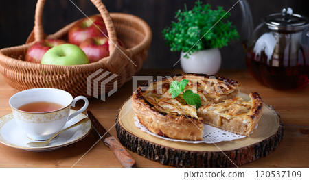 蘋果派（深色背景） 120537109