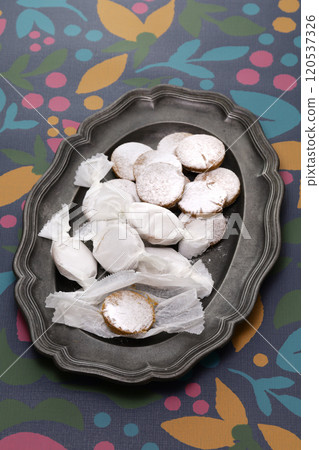 Polvoron, a traditional Spanish dessert Polvoron, a traditional Spanish dessert 120537326