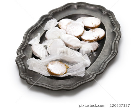 Polvoron, a traditional Spanish dessert Polvoron, a traditional Spanish dessert 120537327