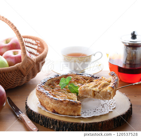 Apple pie by the window 120537528